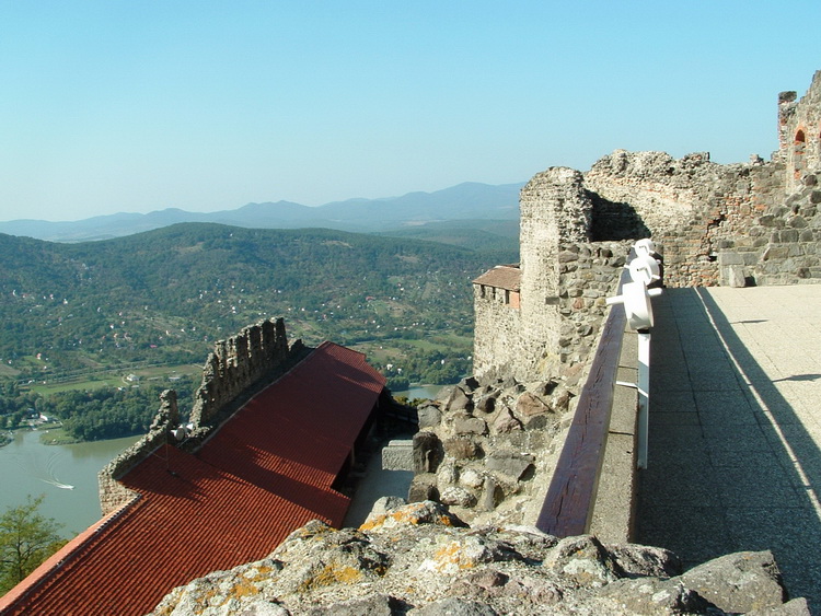 The Börzsöny Mountains taken from the walls of the fort