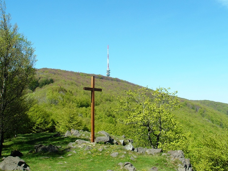 View back to the Kékestető from the Elisabeth Rock