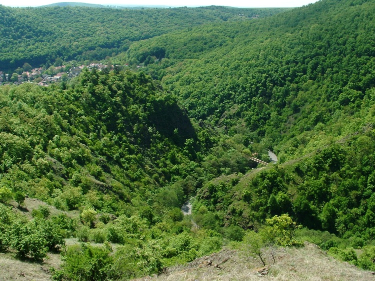 Kilátás a Veres-oldalból az Eger-patak völgyére 1.