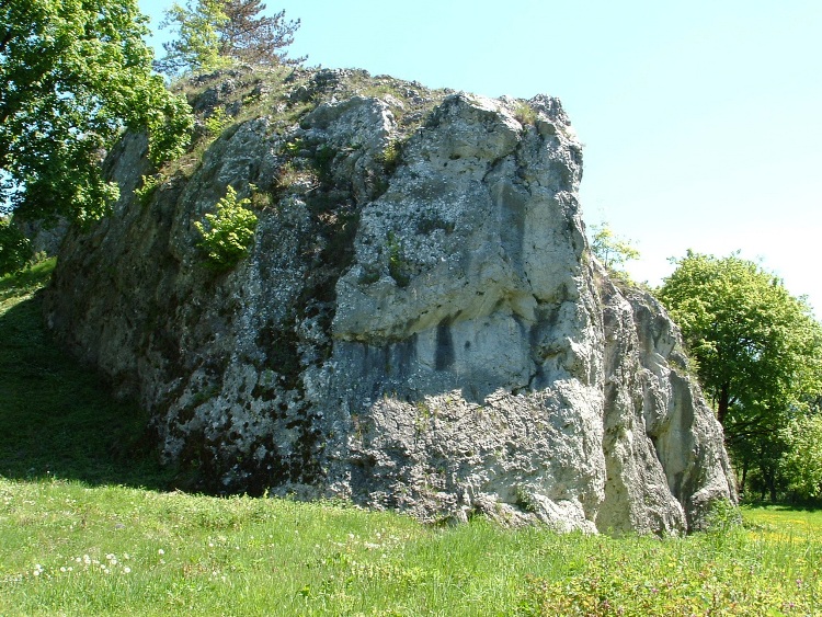Dédestapolcsány határában áll a Nagy-kő sziklája