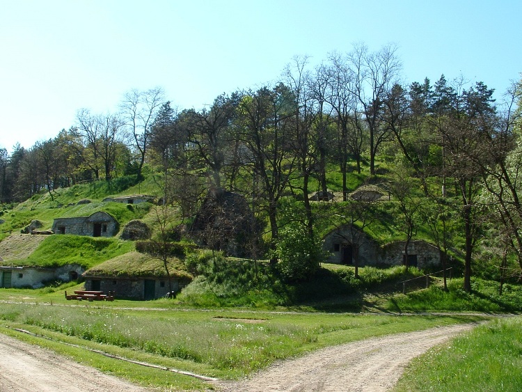 Cellars in the hillside in Uppony