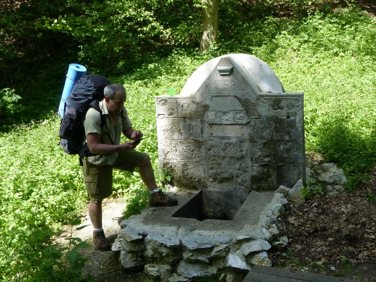 At the Pálma-forrás Spring