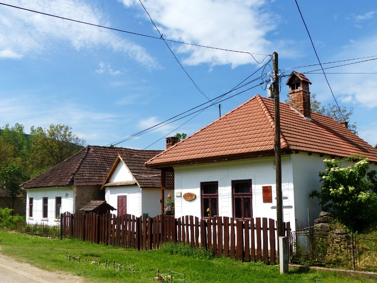 Old houses in Bódvarákó village