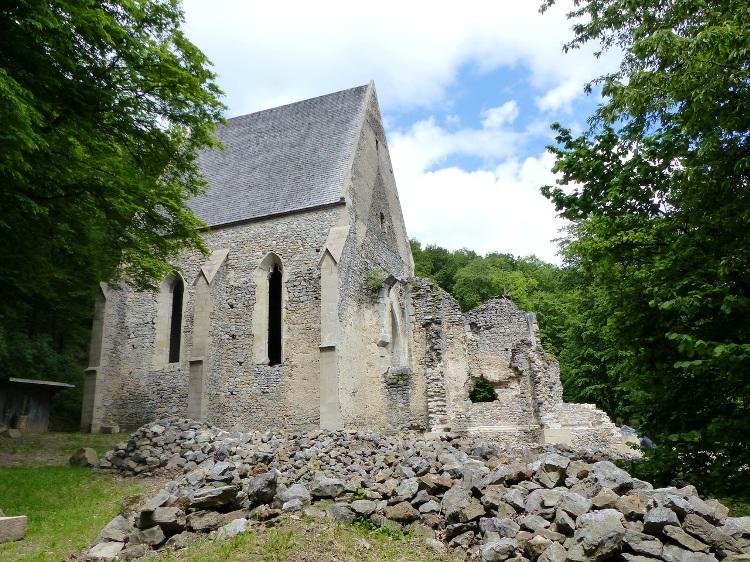 A Martonyi kolostor templomának impozáns romjai 2.