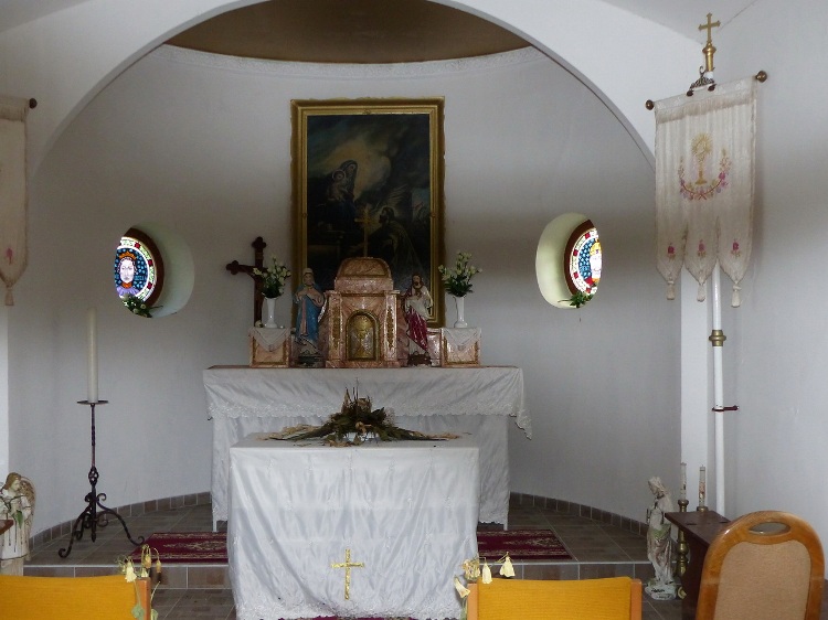 Szanticska - A kápolna belülről