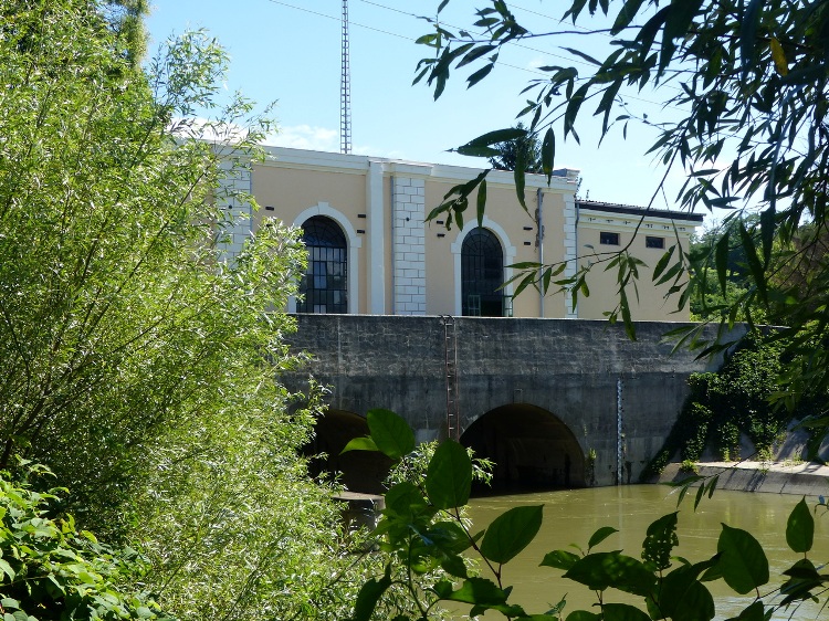 More than 100 years old power plant on the Hernád River - it is a Blue Trail stamping place