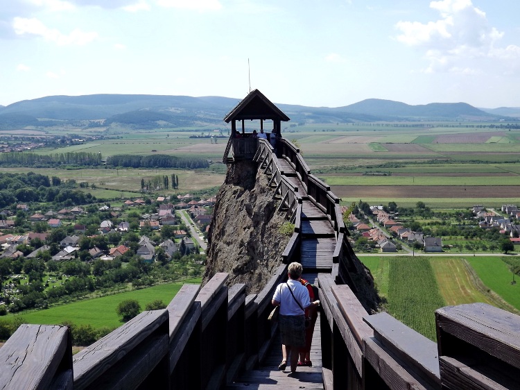 Panorama from the walls of Castle of Boldogkő