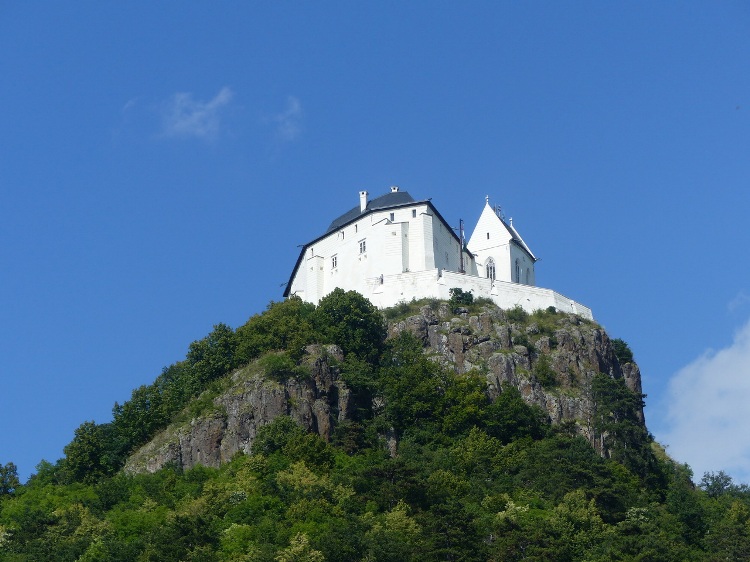 We are standing at the foot of the Castle Hill in the centre of Füzér