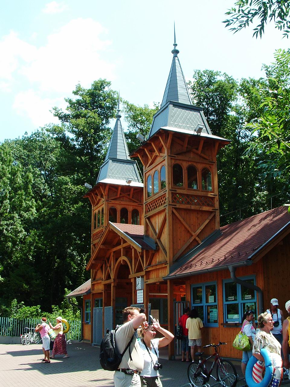 The main gate of the Lake Bath