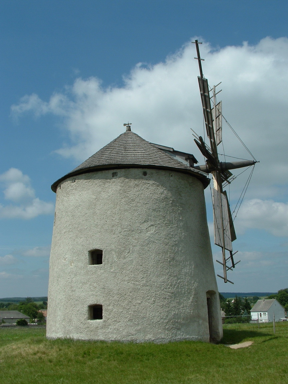 Wind mill at Tés village