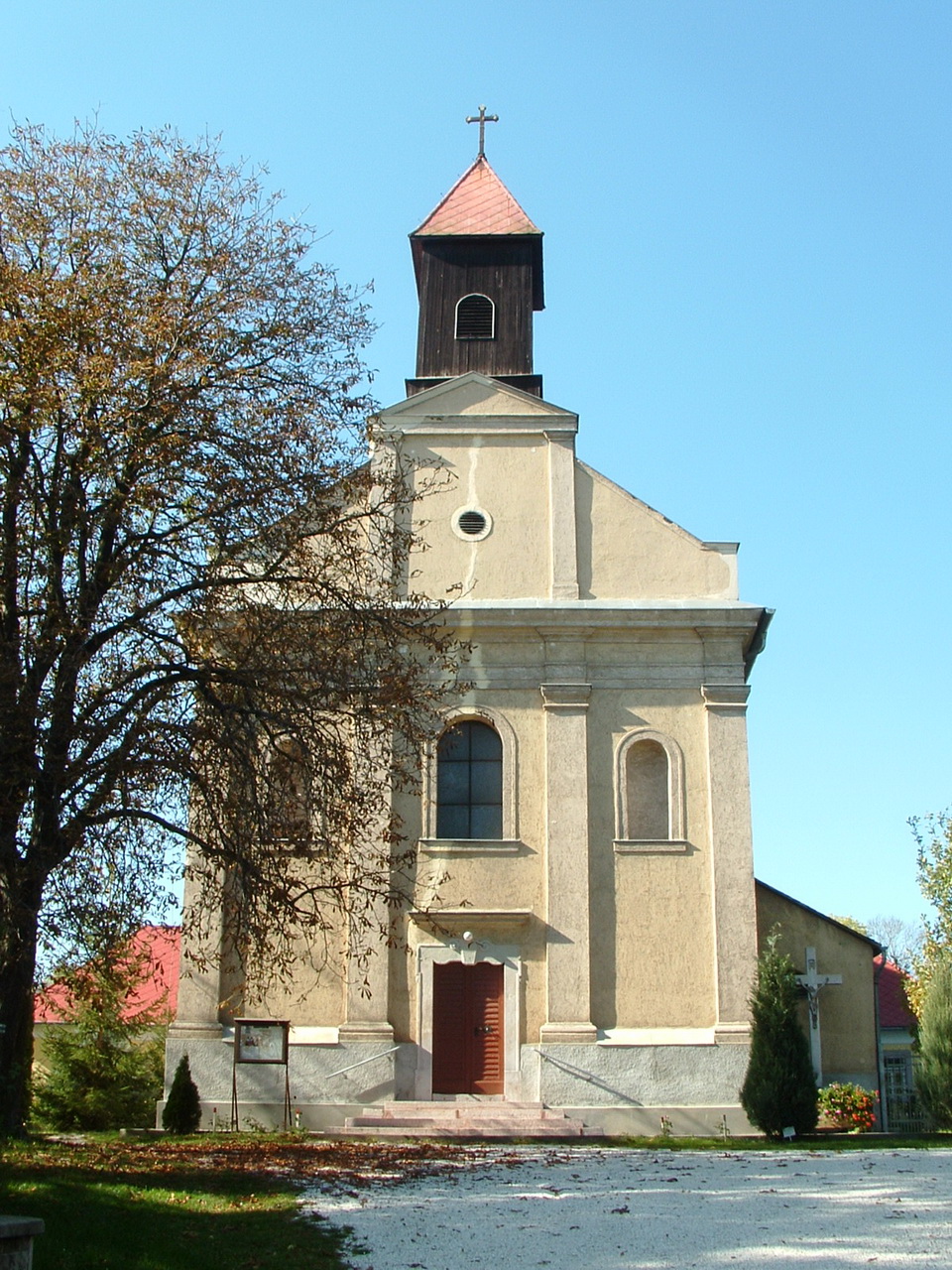 The pilgrimage church of Péliföldszentkereszt