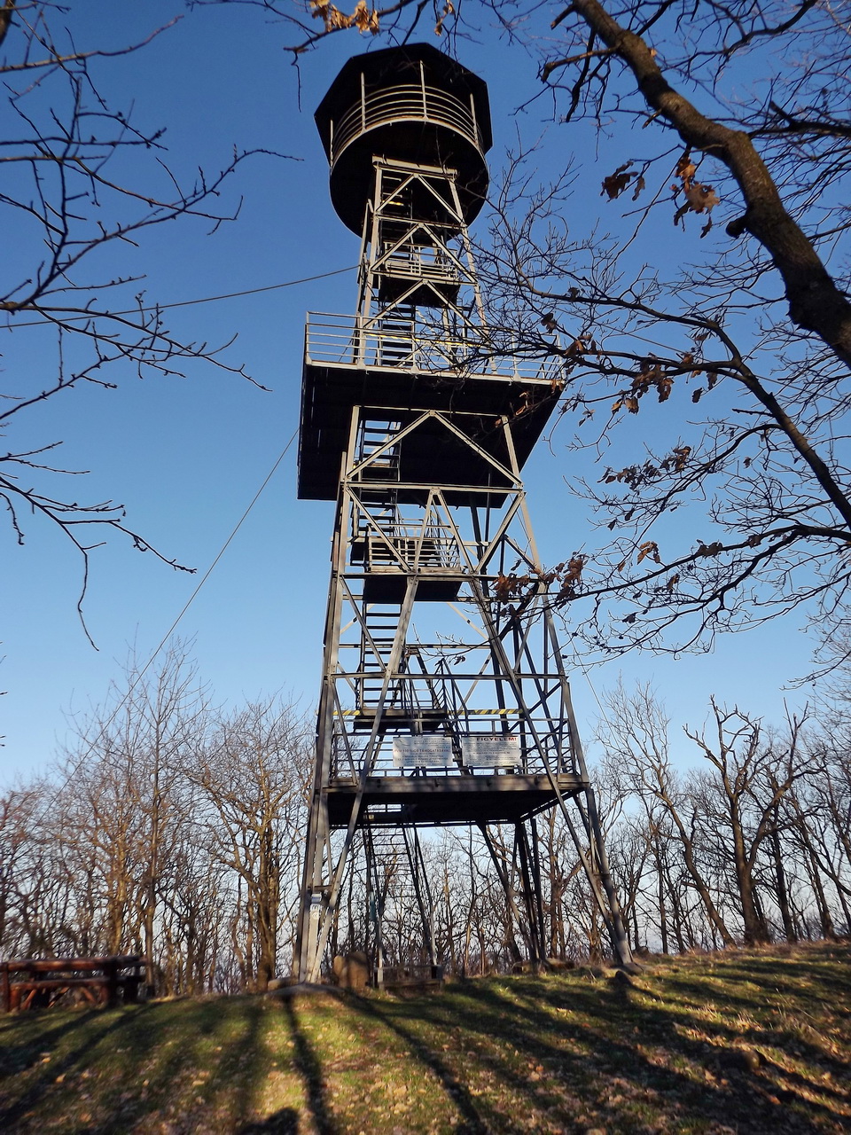 The lookout tower of Tepke Mountain