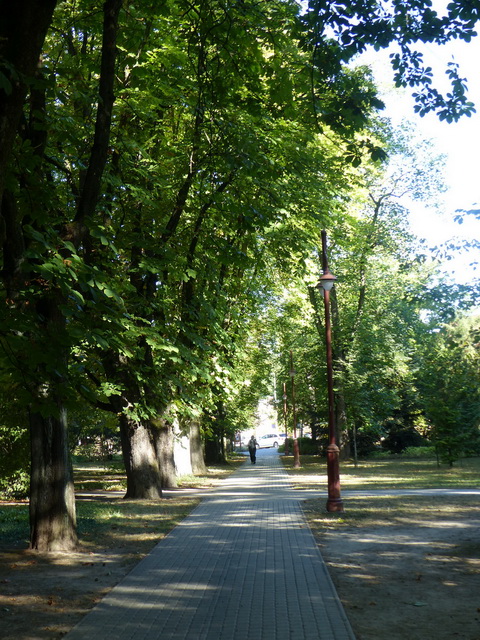 Nagyatád parkjában