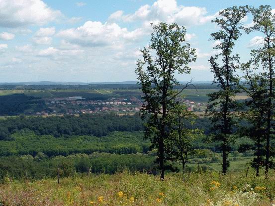 Kilátás a Nagy-Kő-hegyről Berkenyére