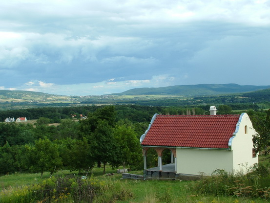 Kilátás az imaháztól Zalaszántóra