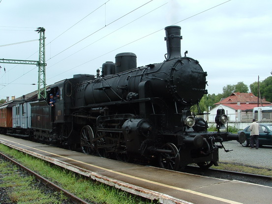 Nosztalgiavonat várakozott a keszthelyi állomáson