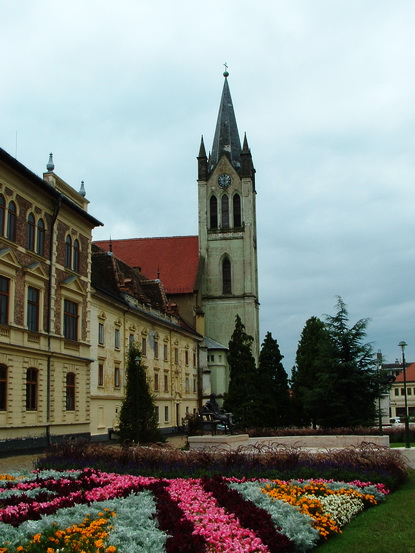 A keszthelyi Fő téren