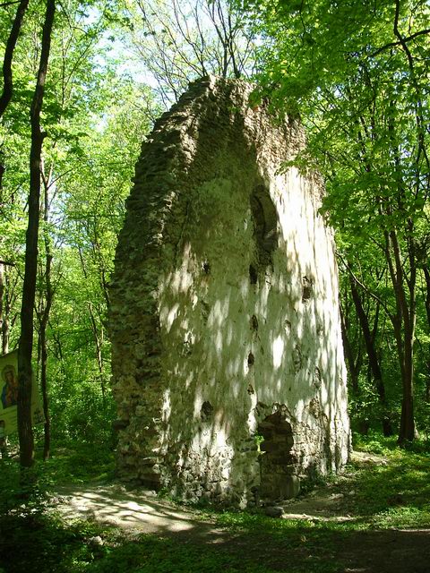 A tálodi kolostor romjai