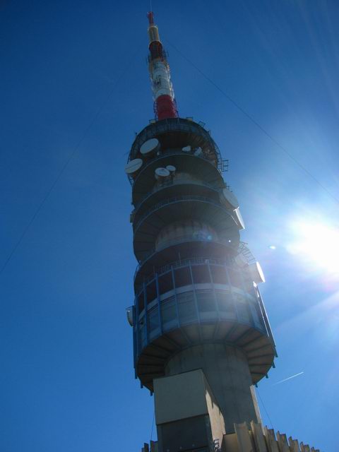 The TV broadcasting tower of Kékestető