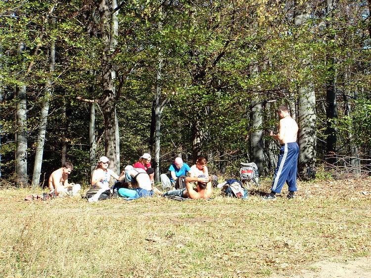 Ebédszünet a Markazi-kapu tisztásán