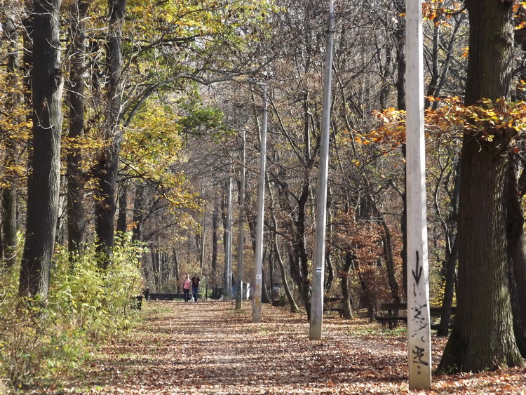 A volt Munkásmozgalmi sétányon