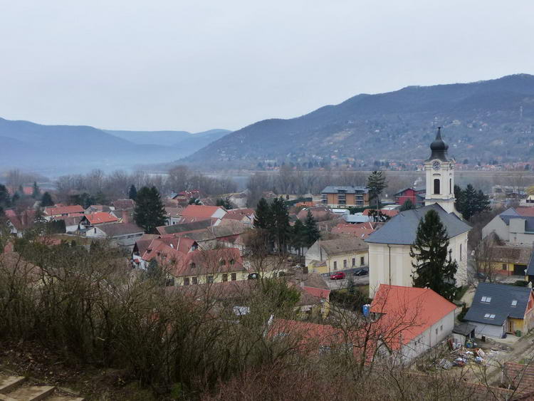 Visegrád - Kilátás a Kálvária lépcsősoráról