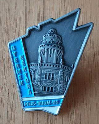 The Junior Blue Trail Hike badge of Pilis Mountains and Buda Hills