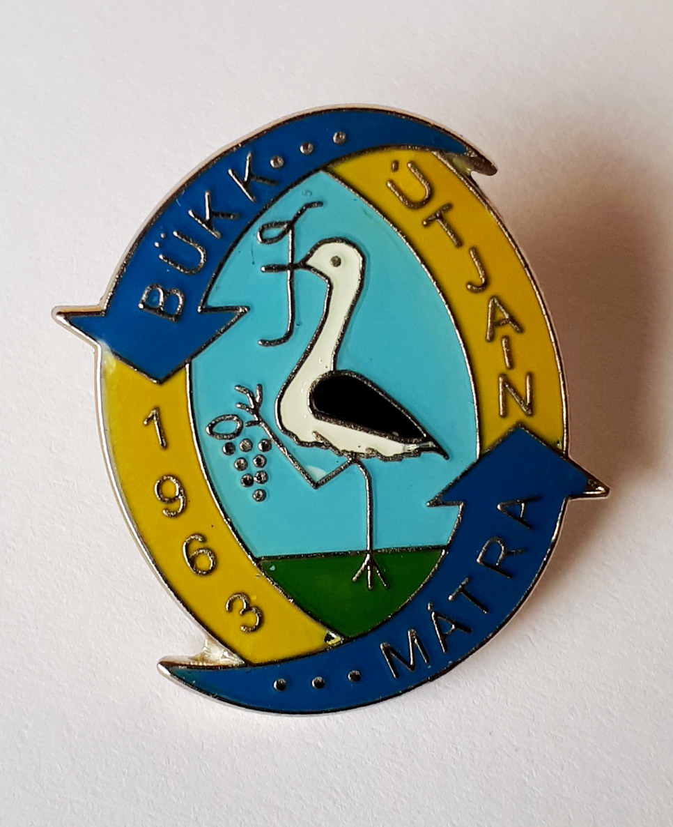 The badge of hiker movement named Mátra-Bükk útjain